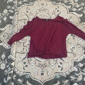 Maroon Top